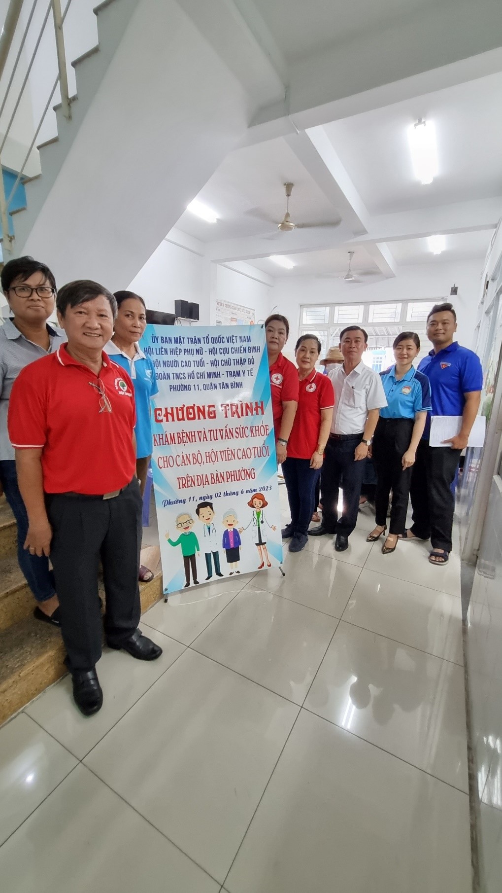 PHƯỜNG 11 TỔ CHỨC KHÁM SỨC KHOẺ NGƯỜI CAO TUỔI NĂM 2023