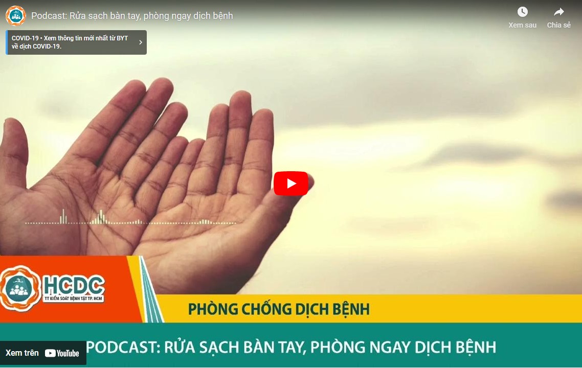 Rửa sạch bàn tay, Phòng ngay dịch bệnh