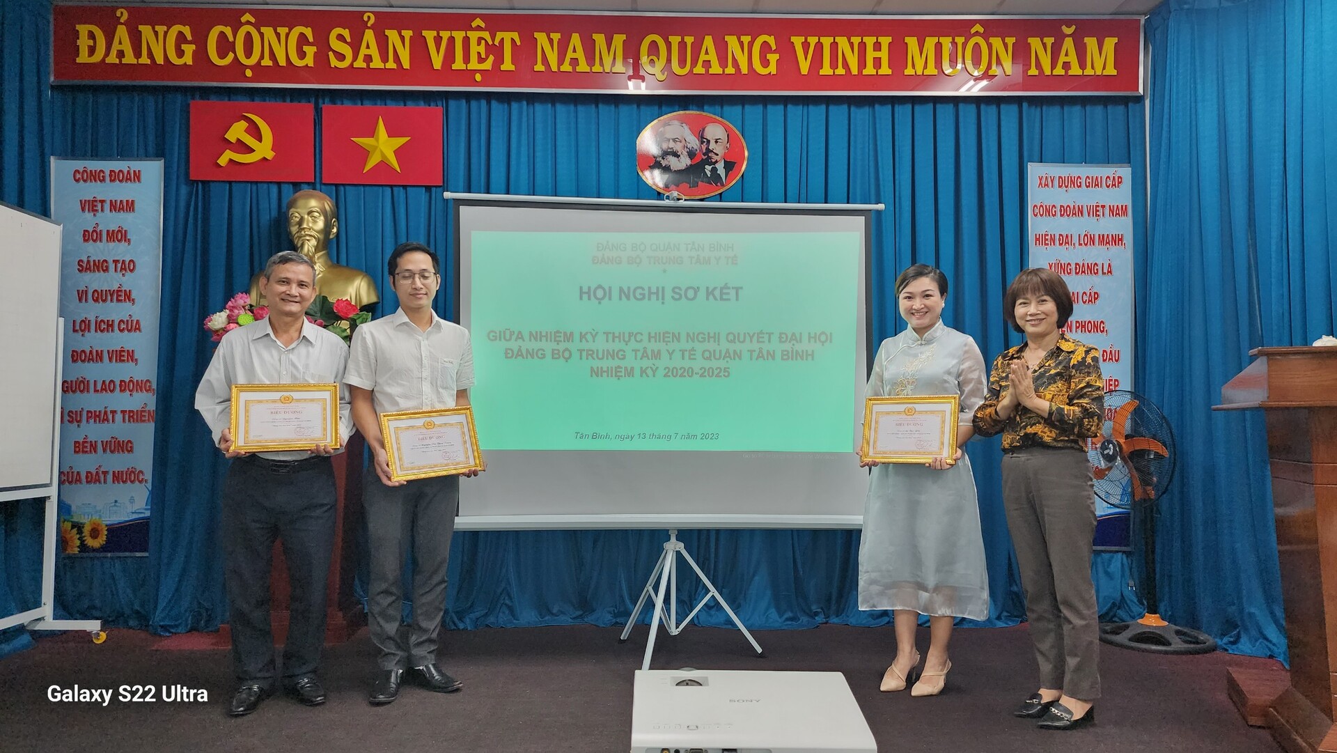 Hội nghị sơ kết giữa nhiệm kỳ thực hiện Nghị quyết Đại hội của Đảng bộ Trung tâm Y tế quận Tân Bình