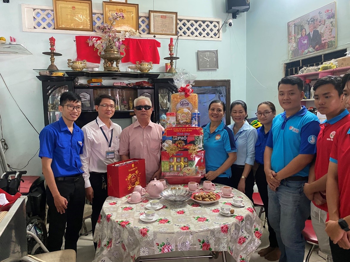 Trung tâm y tế quận Tân Bình, thực hiện chăm lo Thương binh  nhân dịp kỷ niệm 76 năm ngày Thương binh liệt sĩ (27/7/1947-27/7/2023)