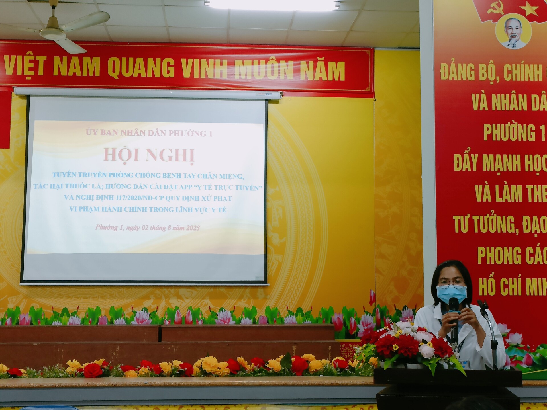 TRẠM Y TẾ PHƯỜNG 1, TỔ CHỨC TRUYỀN THÔNG PHÒNG CHỐNG DỊCH BỆNH CHO NGƯỜI DÂN TRÊN ĐỊA BÀN