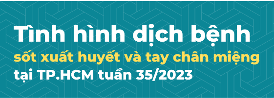 Tình hình dịch bệnh tuần 35/2023