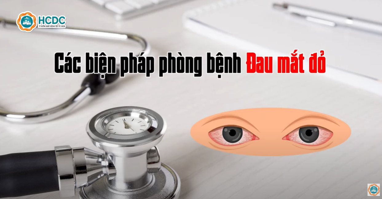 Các biện pháp phòng bệnh Đau mắt đỏ