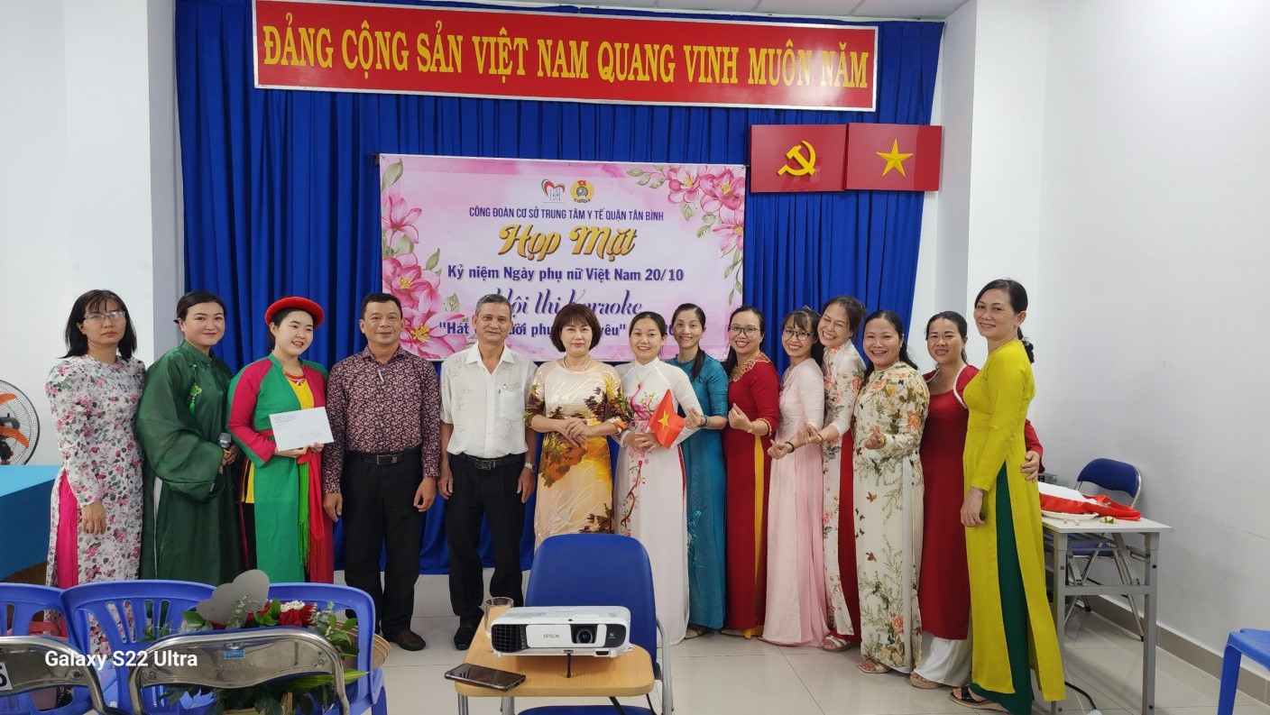 CÔNG ĐOÀN CƠ SỞ TRUNG TÂM Y TẾ TỔ CHỨC HỌP MẶT TRUYỀN THỐNG 20/10