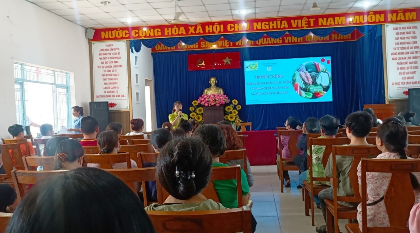 TUYÊN TRUYỀN PHÁP LUẬT  VỀ ĐẢM BẢO AN TOÀN THỰC PHẨM TẾT NGUYÊN ĐÁN GIÁP THÌN  VÀ LỄ HỘI XUÂN NĂM 2024 TRÊN ĐỊA BÀN PHƯỜNG 15