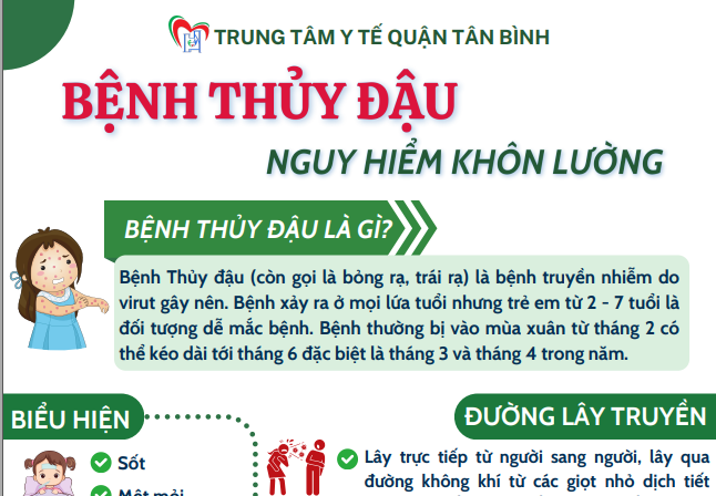 Tiêm vắc xin VARICELLA phòng bệnh thuỷ đậu