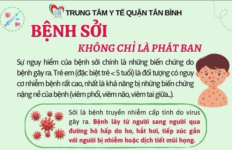 BỆNH SỞI - KHÔNG CHỈ LÀ PHÁT BAN