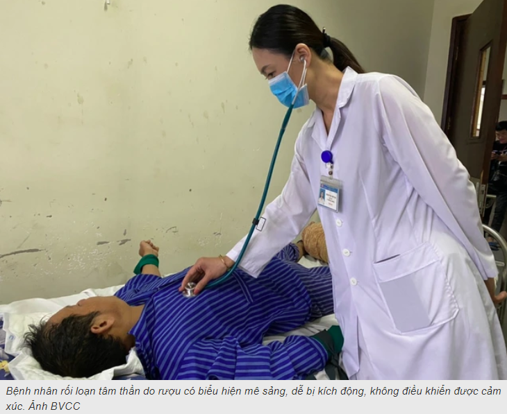 Lạng Sơn: Gần 100 trường hợp rối loạn tâm thần do lạm dụng rượu phải nhập viện