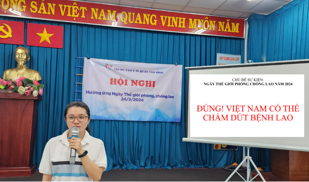 TRUNG TÂM Y TẾ QUẬN TÂN BÌNH HƯỞNG ỨNG  NGÀY THẾ GIỚI CHỐNG LAO (24/3/2024)