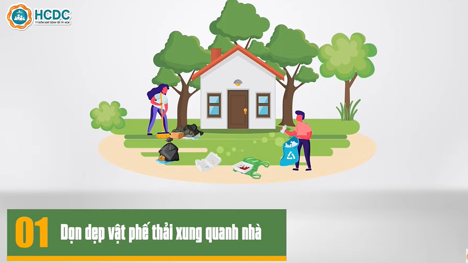 HCDC | Tìm và loại bỏ nơi muỗi vằn đẻ trứng