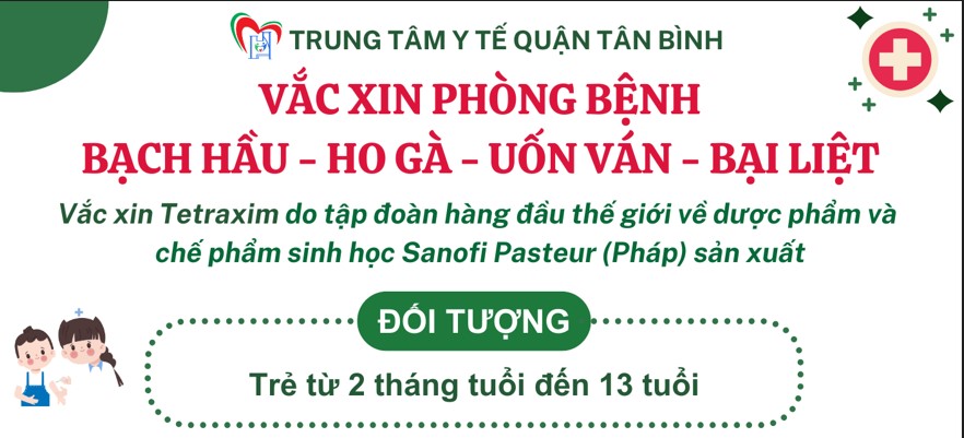 Vì sao trẻ cần tiêm vắc xin phòng bệnh Bạch hầu - Ho gà - Uốn ván - Bại liệt?