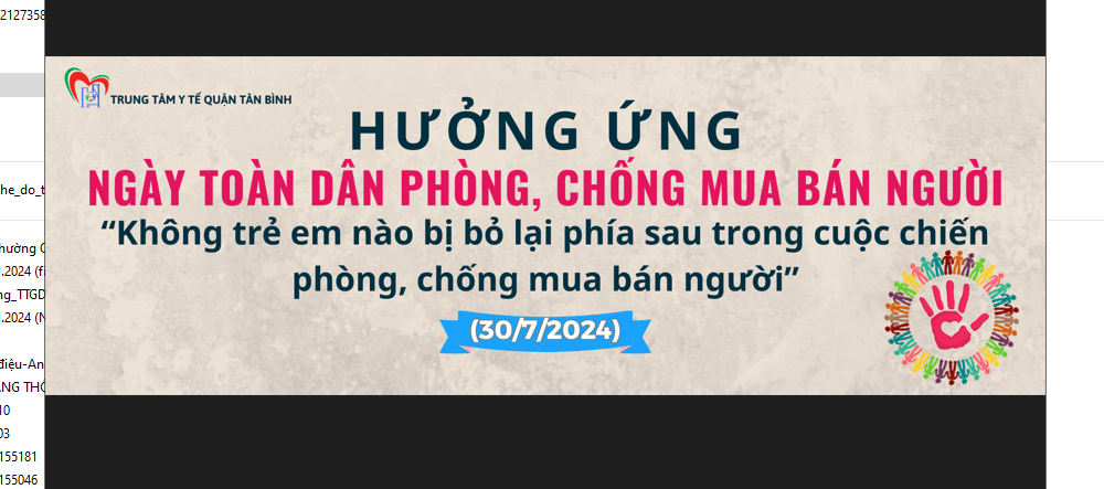 Hưởng ứng Ngày toàn dân phòng, chống mua bán người - 30/7/2024